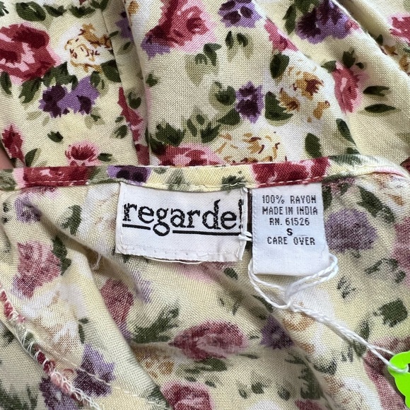 Regard mini floral button up dress size small - Picture 4 of 4